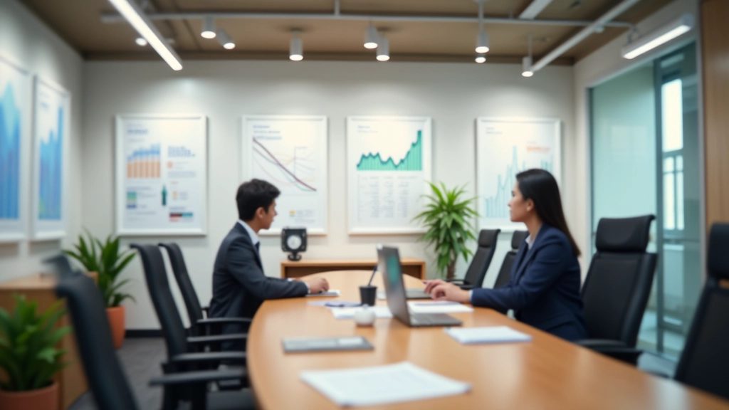 Modern Malaysian bank office showing professional financial advisory environment